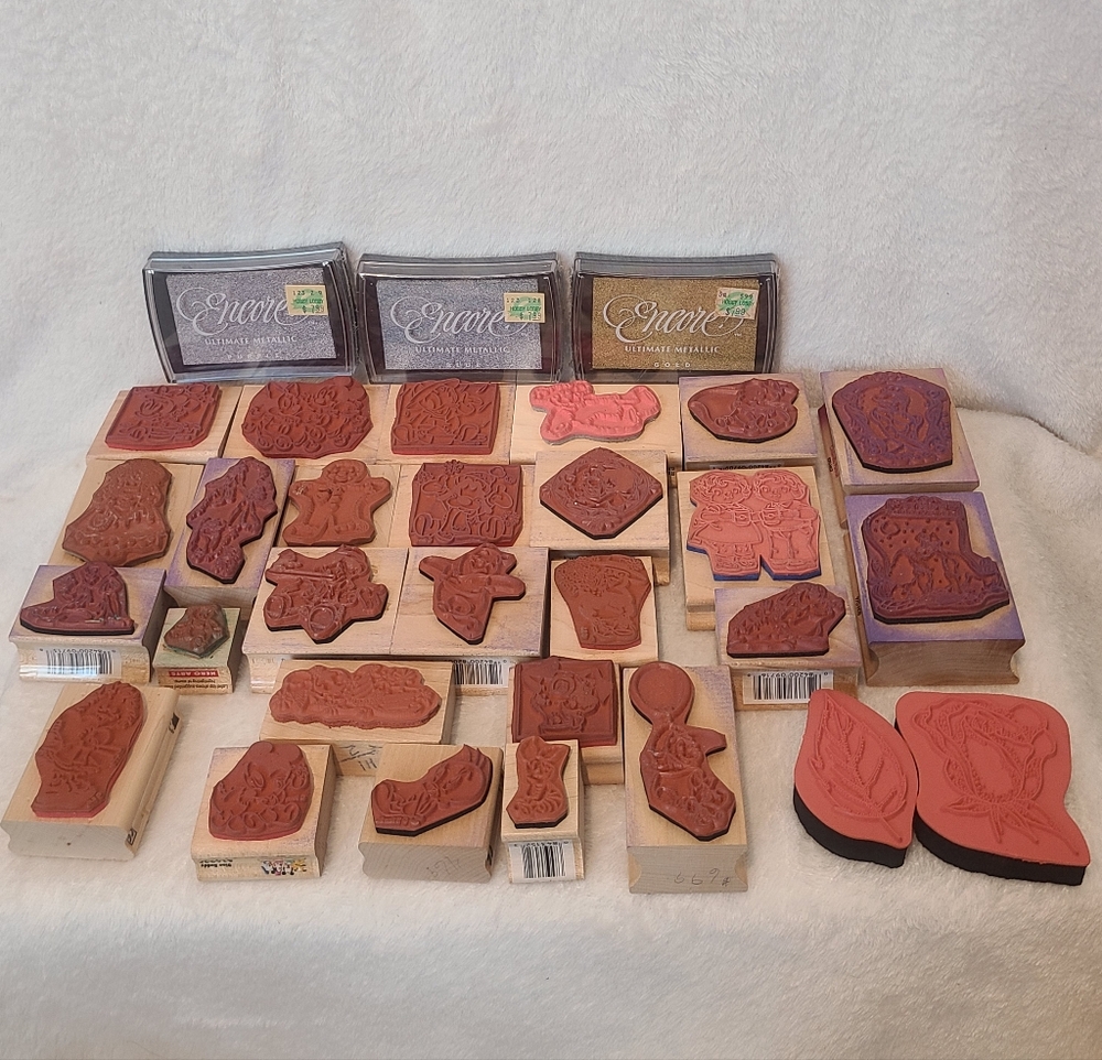Disney Character Rubber Stamp Lot - Multicolor - Picture 2 of 4